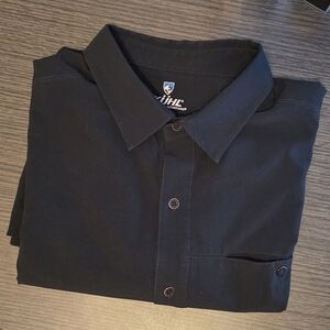 Kuhl Men's Black Button Down Shirt L